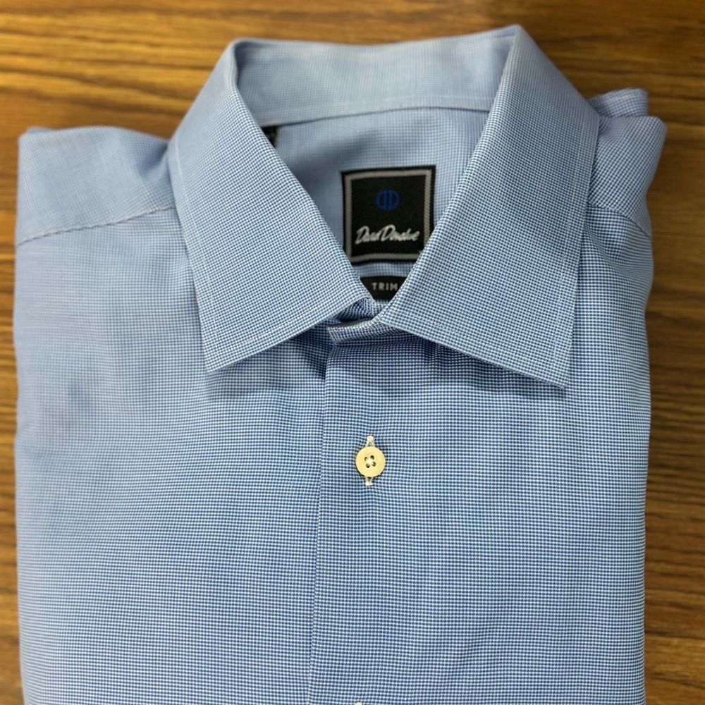 David Donahue Sky Blue Dress Shirt